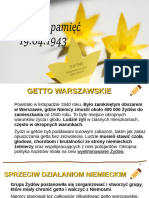 Prezentacja Getto Warszawskie