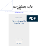 Download Epicureanism And The Gospel Of John A Study Of Their Compatibility Fergus J King full chapter