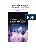 Introduction To Autocad 2024 A Modern Perspective Paul Richard Full Chapter