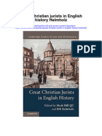 Download Great Christian Jurists In English History Helmholz full chapter