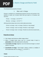 Chapter 21-Electric Charge and Electric Fields