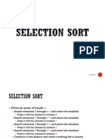 3 DS TAM Insertion Selection Sort