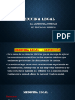 1.- MEDICINA LEGAL DEFINICION ppt 