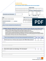 WIL Student Teacher Lesson Observation Rubric Fill IN Template UP