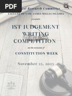 Judgement Writing Competition-Brochure