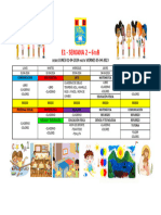 Horario E1 - Semana 2 - Margarita - 6tob - 2024