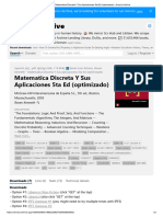 Matematica Discreta Y Sus Aplicaciones 5ta Ed (Optimizado) - Anna's Archive
