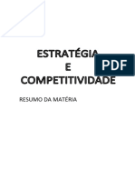 Estratégia e Competitividade Resumo