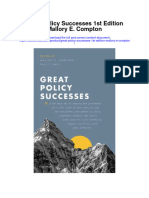 Great Policy Successes 1St Edition Mallory E Compton Full Chapter