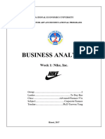 (Group 2) Business Analysis Week 1 - NIKE