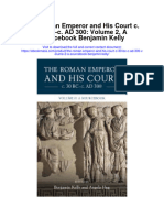 The Roman Emperor and His Court C 30 BC C Ad 300 Volume 2 A Sourcbenjamin Kelly Full Chapter