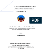 Analisis Ketercapaian Target Produksi Penambangan Bijih Nikel Pada Pit 3A PT. Citra Silika Mallawa