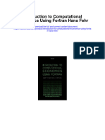 Download Introduction To Computational Economics Using Fortran Hans Fehr full chapter