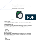 Pilot Lamp Indikator Panel Listrik