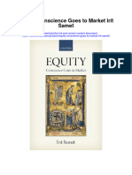 Download Equity Conscience Goes To Market Irit Samet full chapter