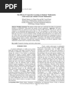 Download Cooperative Learning on Students Mathematics Achievement by lucylovesbooks6770 SN72521088 doc pdf