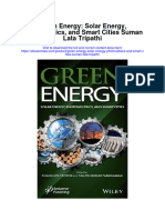 Green Energy Solar Energy Photovoltaics and Smart Cities Suman Lata Tripathi Full Chapter