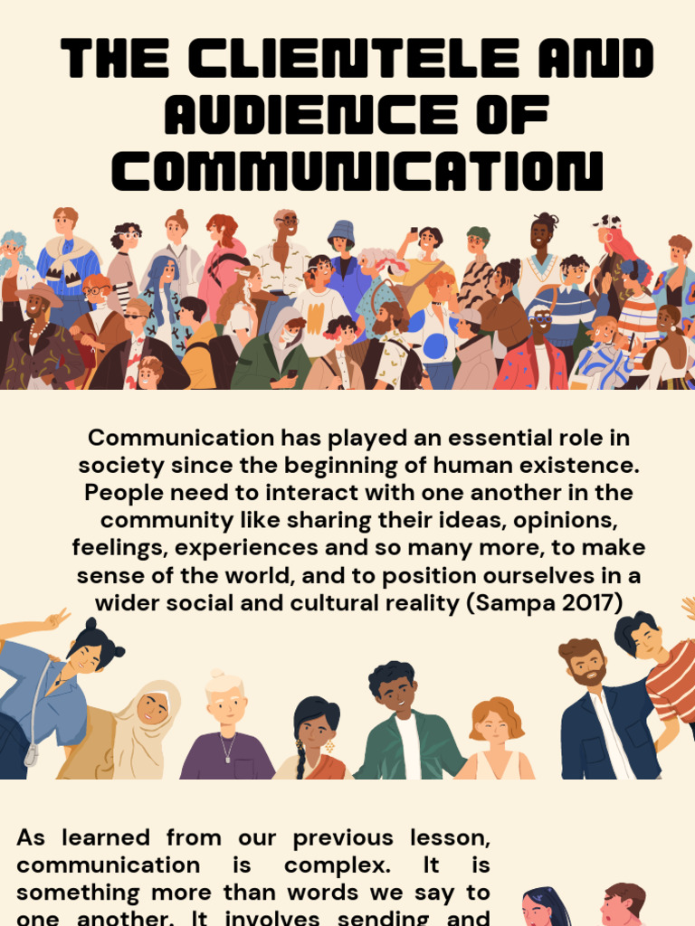 Understanding Communication Audiences | PDF | Communication | Information