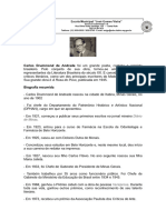 Biografia e Poemas de Carlos Drummond (1)