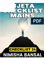 ENGLISH MAINS VIJETA CHECKLIST 24 BY NIMISHA MAM 11th APRIL 2024