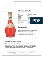 Ficha Técnica Licor de Frutas Vermelhas