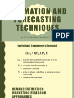 10a. Estimation and Forecasting Techniques