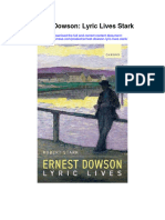 Download Ernest Dowson Lyric Lives Stark full chapter