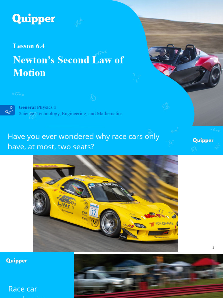 6.4. Newtons Second Law of Motion | PDF | Force | Acceleration