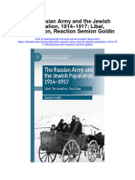 The Russian Army and The Jewish Population 1914 1917 Libel Persecution Reaction Semion Goldin Full Chapter