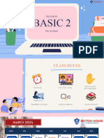Basic 2: Welcome To