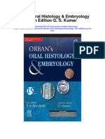 Download Orbans Oral Histology Embryology 15Th Edition G S Kumar full chapter