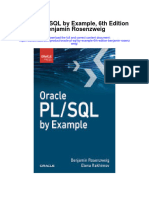 Oracle PL SQL by Example 6Th Edition Benjamin Rosenzweig Full Chapter