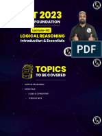 LRDI Starter Kit 02 - Introduction & Essentials LL Logical Reasoning - Class Notes - MBA Foundation 2023