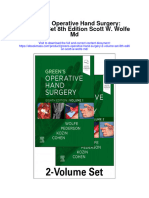 Download Greens Operative Hand Surgery 2 Volume Set 8Th Edition Scott W Wolfe Md full chapter
