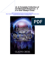 Download Order Bound A Complete Collection Of Vampire And Werewolf Romances 3 Books In One Gladys Cross full chapter