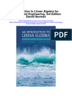 Introduction To Linear Algebra For Science and Engineering 3Rd Edition Daniel Norman Full Chapter