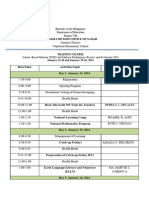 Training Matrix