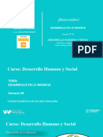 SEMANA 4 - DHS - Desarrollo en La Infancia