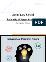 2. Rationale of patent protection