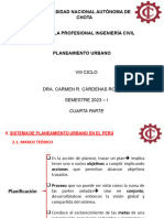 Sesión 01 - 4° Parte Sistema Planeamiento Urbano Perú