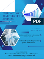 COT_Q4_FORECASTING THE REVENUE OF THE BUSINESS