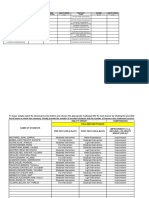 Napalisan Es Grade 3 Class Profile K 3 Felt Pre and Post Assessment Scoresheet