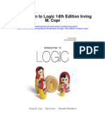 Download Introduction To Logic 14Th Edition Irving M Copi full chapter