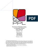 The Parma Polyhedra Library C Language Interface User’s Manual (version 1.2)