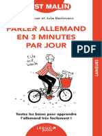 Parler Allemande n 3 Minutes Par Jour