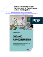 Organic Nanochemistry From Fundamental Concepts To Experimental Practice Yuming Zhao Full Chapter