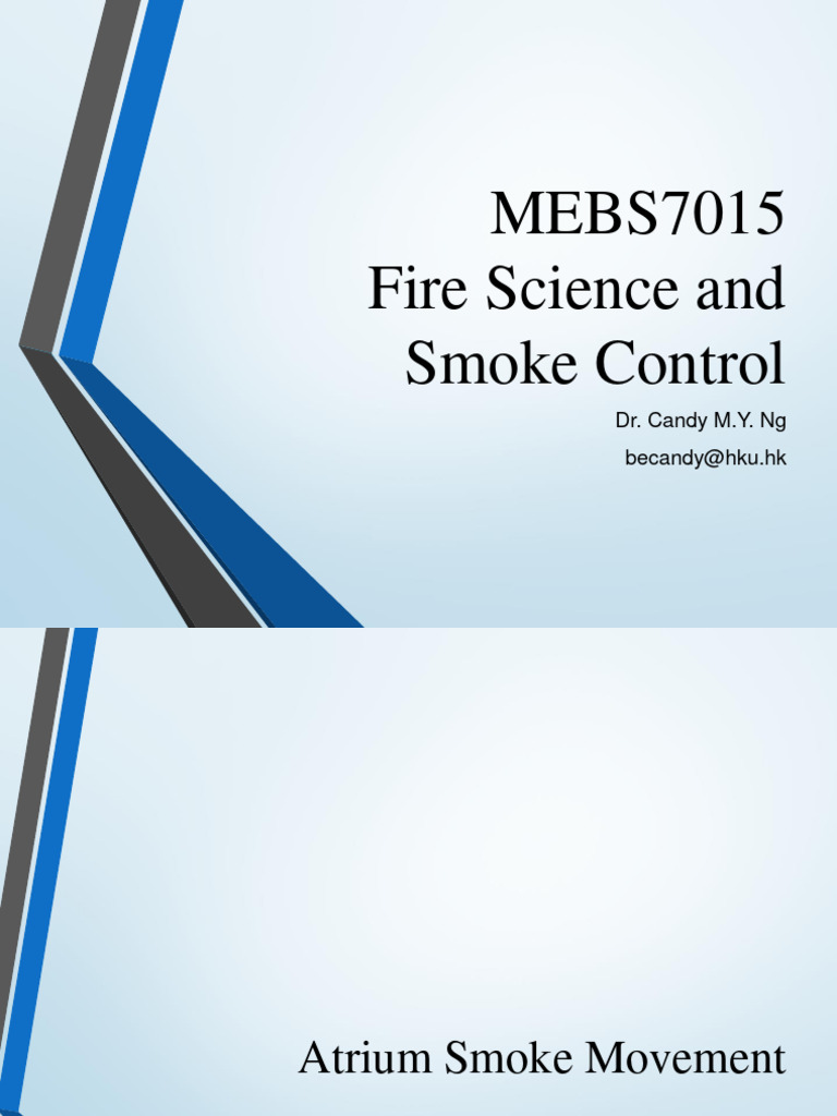 Session 09 - Atrium Smoke Movement and Control | PDF | Smoke ...