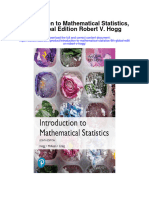 Introduction To Mathematical Statistics 8Th Global Edition Robert V Hogg Full Chapter