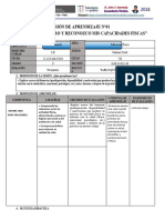 SESIÓN DE APRENDIZAJE Nº 1-1º AÑO