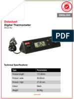 Datasheet: Digital Thermometer